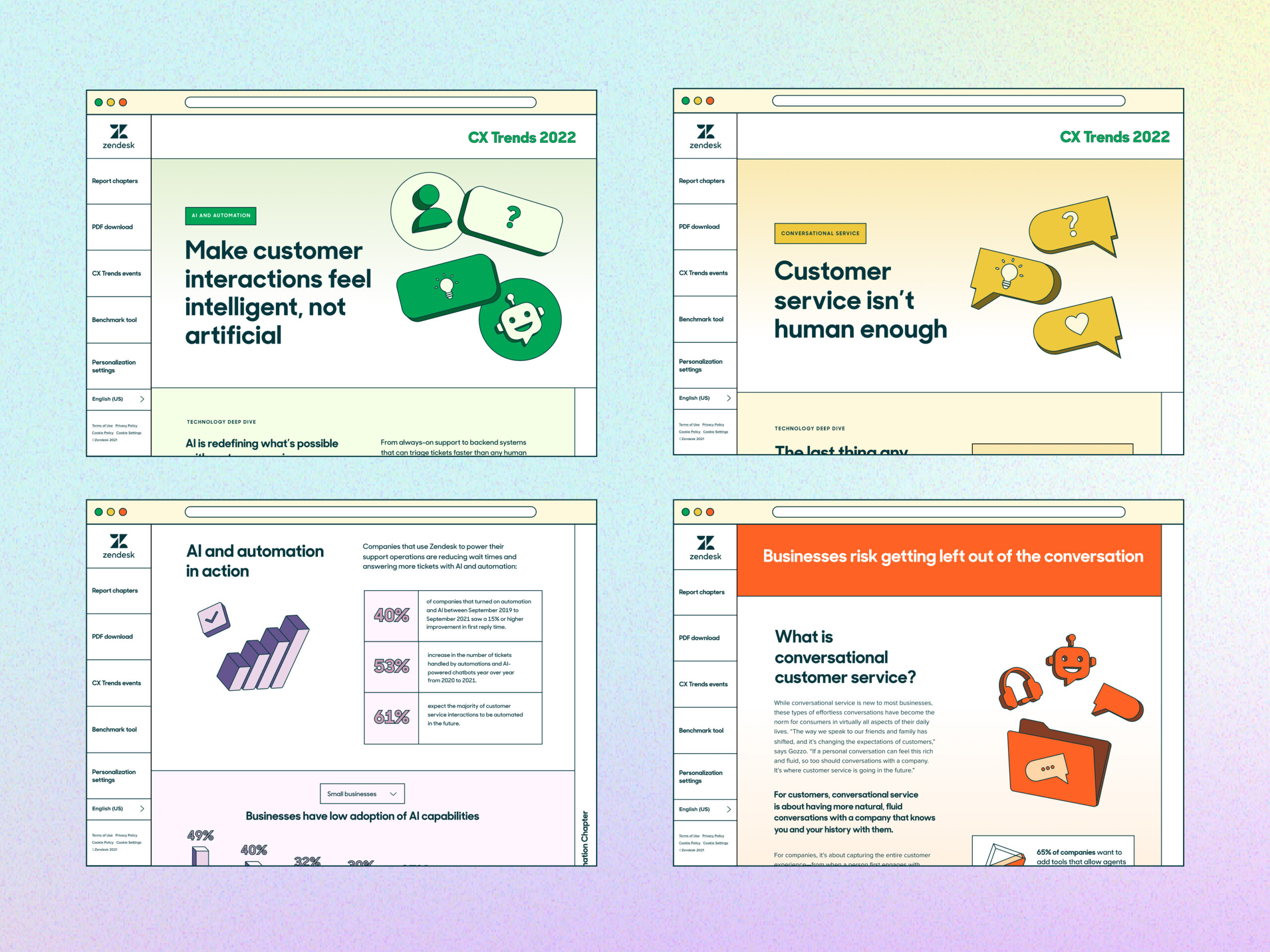 Zendesk— CX Trends 2022 Interactive Report Kimberly Mar