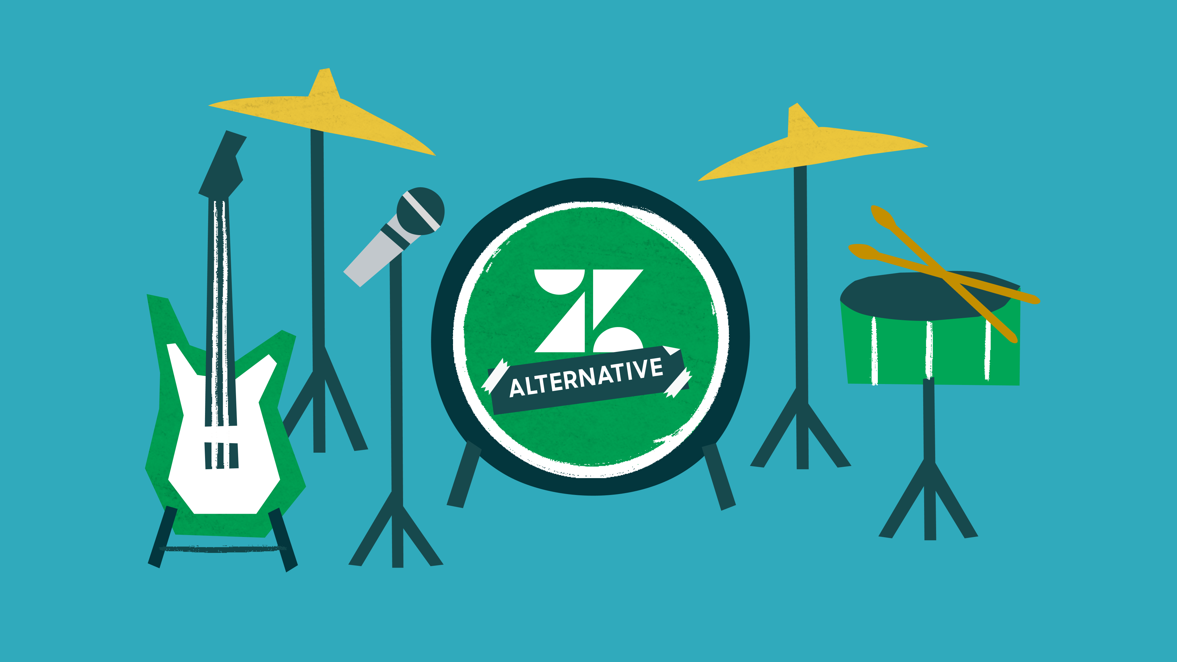 24.-Zendesk-Alternative-Live-Performance-at-holiday-party.-Mikkel-played-the-cowbell